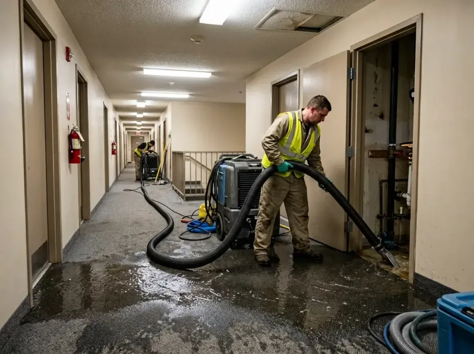 multi-unit-apartment-hallway-f-005 — frequently asked questions, Emergency Burst Pipe Water Extraction & Removal in Idaho